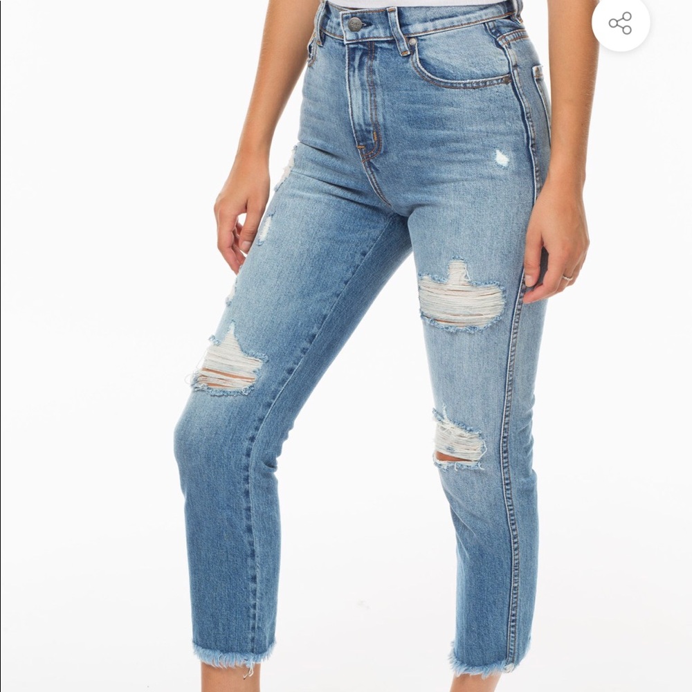 Revice Denim high rise Uptown/Road trip wash jeans